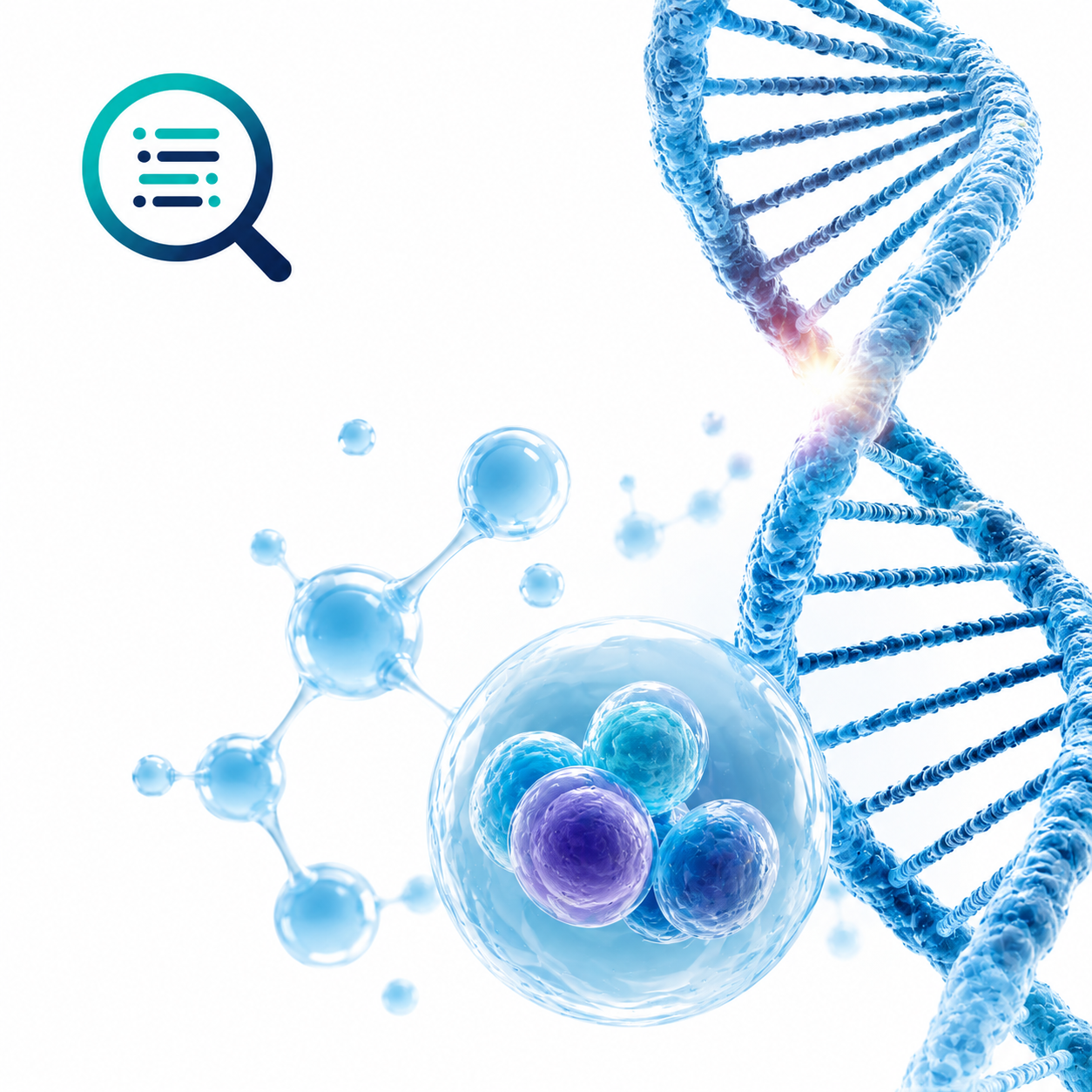 Healthcare professional discussing advanced diagnostic and genetic testing with a patient
